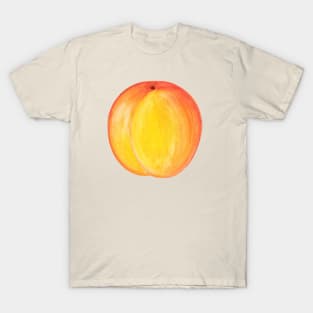 Peach  ~ Watercolor Fruit Painting T-Shirt